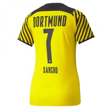 Billiga Fotbollströjor BVB Borussia Dortmund Jadon Sancho 7 Dam Hemma tröja 2021/22 Kortärmad
